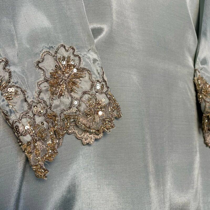 AAvaran AAvaran Heavy Crepe Silk Farshi Salwar Suit with Handwork & Dupatta Salwar Suit