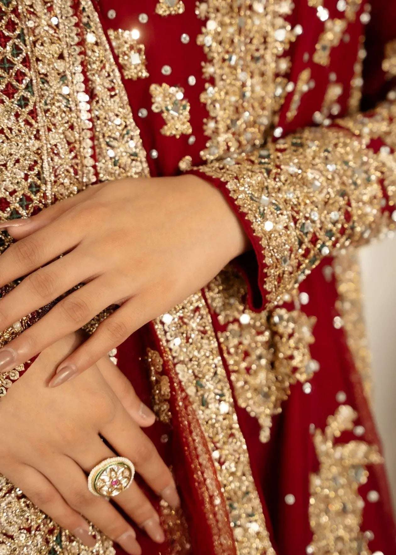 AAvaran AAvaran Heavy Sequence Work Sharara Suit for Weddings | Black & Crimson Red Kurti Set with dupatta & Sharara Plazo