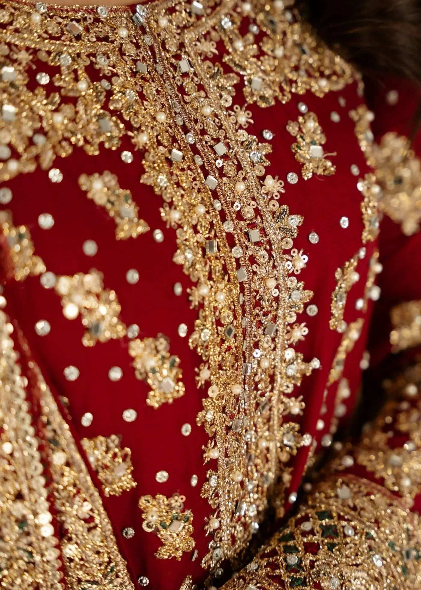 AAvaran AAvaran Heavy Sequence Work Sharara Suit for Weddings | Black & Crimson Red Kurti Set with dupatta & Sharara Plazo