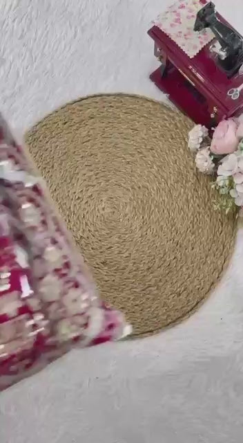 Flamingo Silk Glow Embroidered Saree by AAvaran