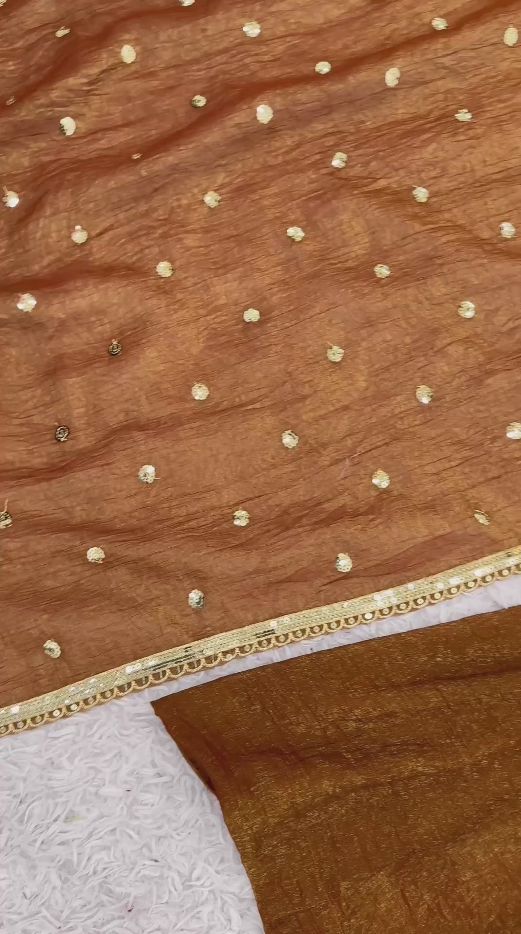 Crimson & Ochre Royale Silk Anarkali Gown by AAvaran